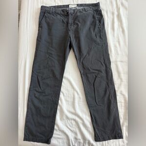 Current/Elliott Black Chinos Classic Fit